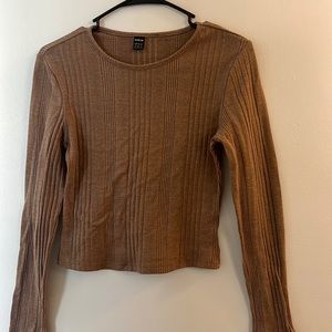 Long sleeve tight fitting women top